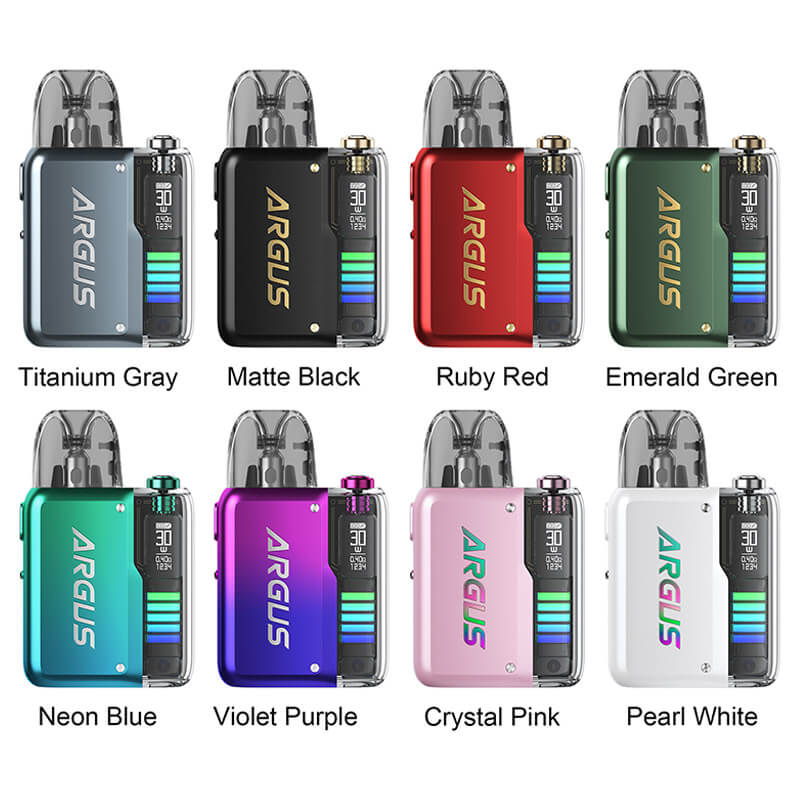 Voopoo Argus P2 Pod System Kit - Dispositivo de vapeo avanzado con recarga superior