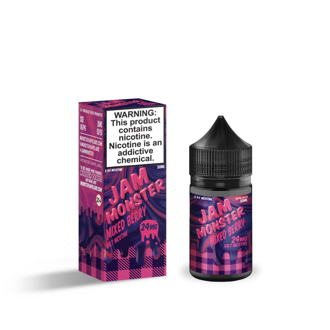 JAM MOSTER SALT - Mixed Berry - VAPES MEXICO MONSTER LABS