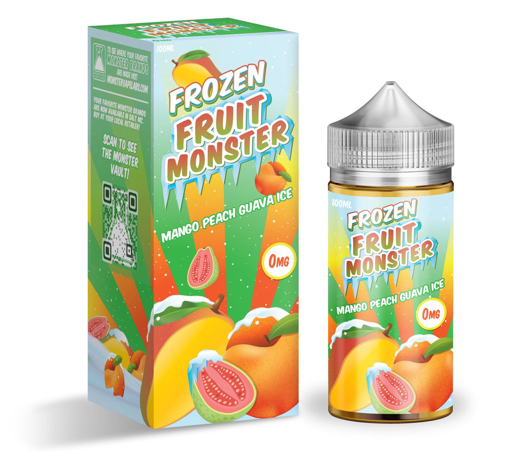 FROZEN FRUIT MONSTER - Mango Peach Guava Ice - VAPES MEXICO MONSTER LABS