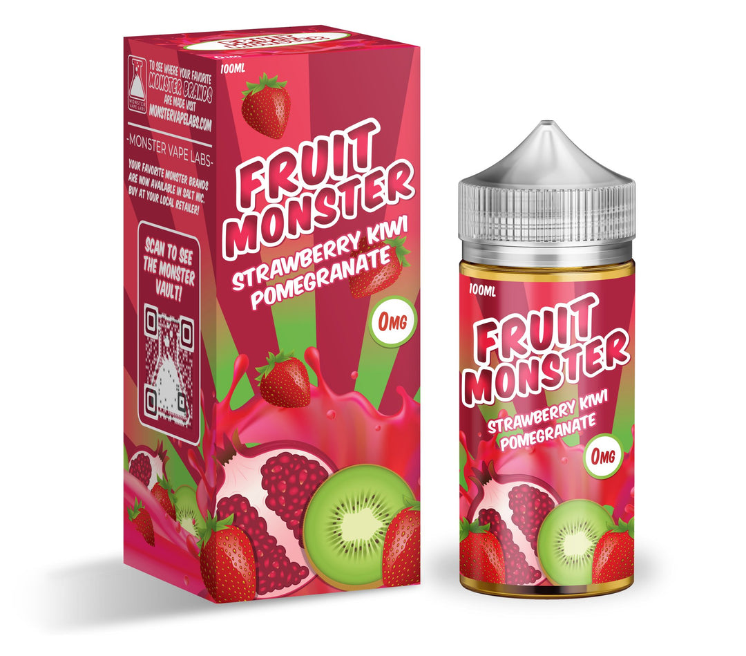 FRUIT MONSTER - Strawberry Kiwi Pomegranate - VAPES MEXICO MONSTER LABS