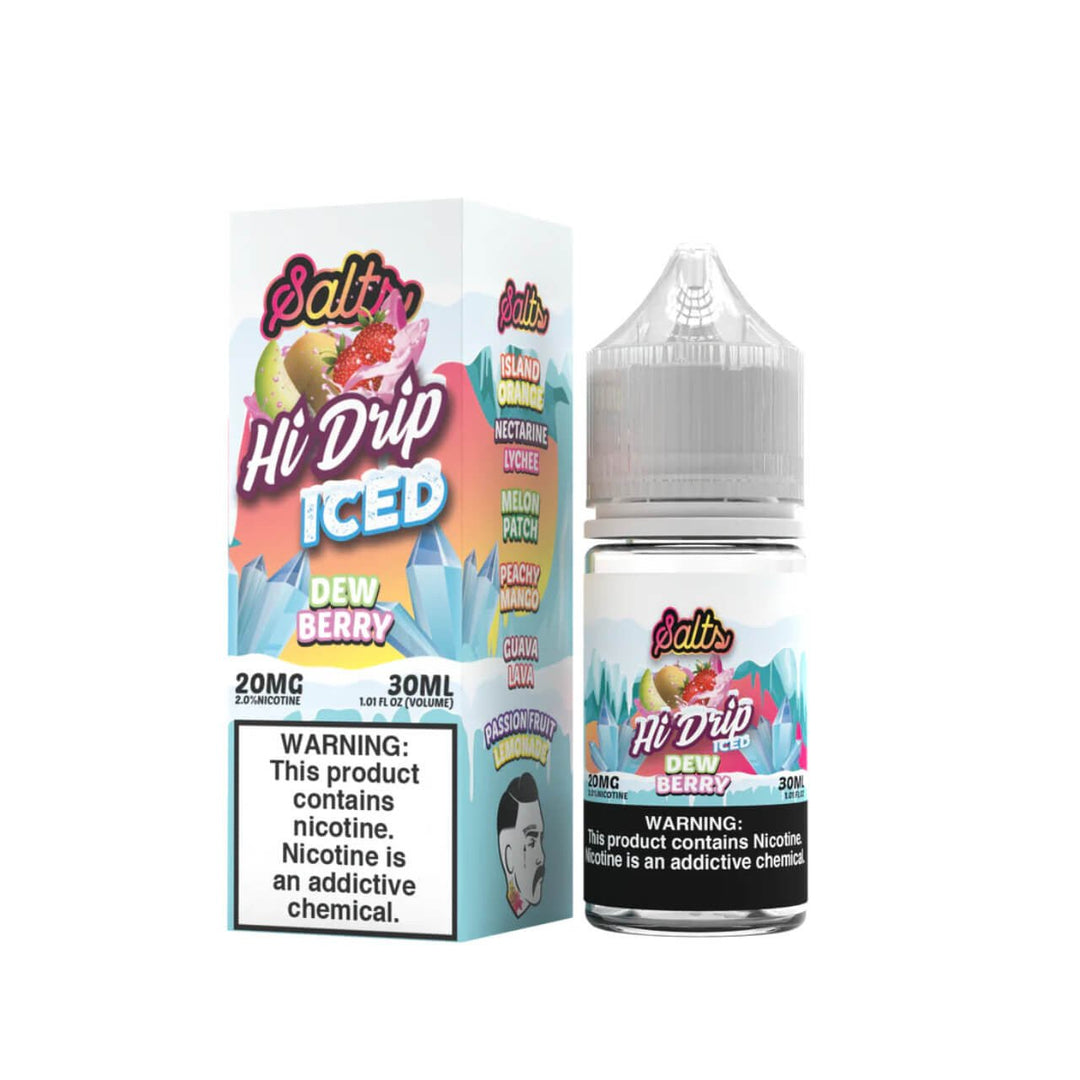HI DRIP ICED SALT - Dew Berry Ice - VAPES MEXICO HI DRIP