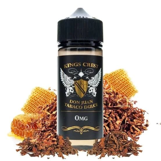 KINGS CREST 120ML - Don Juan Tabaco Dulce - VAPES MEXICO KINGS CREST