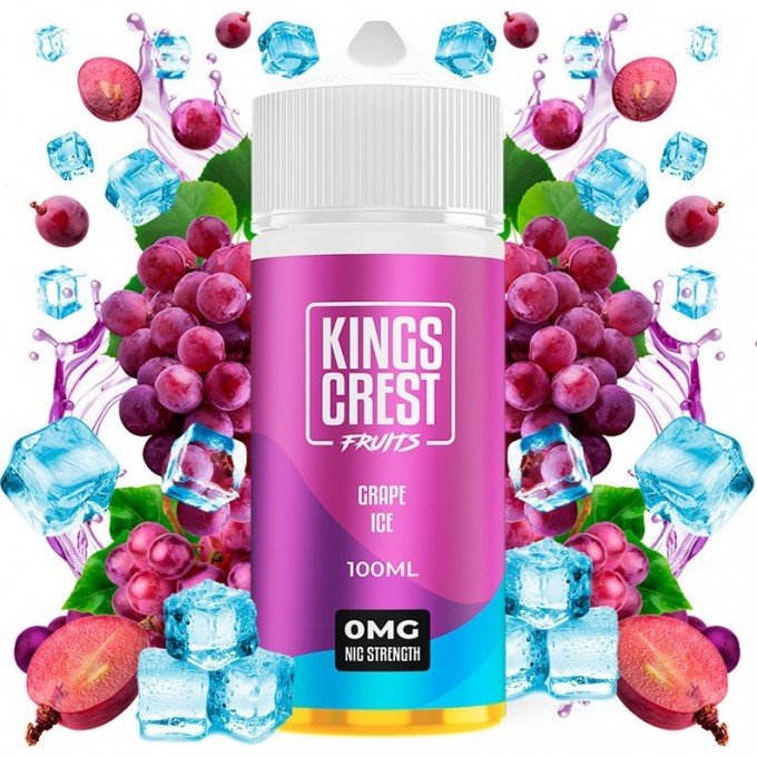 KINGS CREST FRUITS 120ML - Grape Ice - VAPES MEXICO KINGS CREST