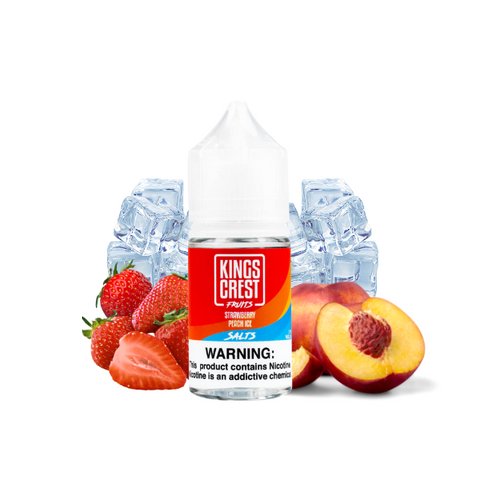 KINGS CREST FRUITS SALT - Strawberry Peach Ice - VAPES MEXICO KINGS CREST