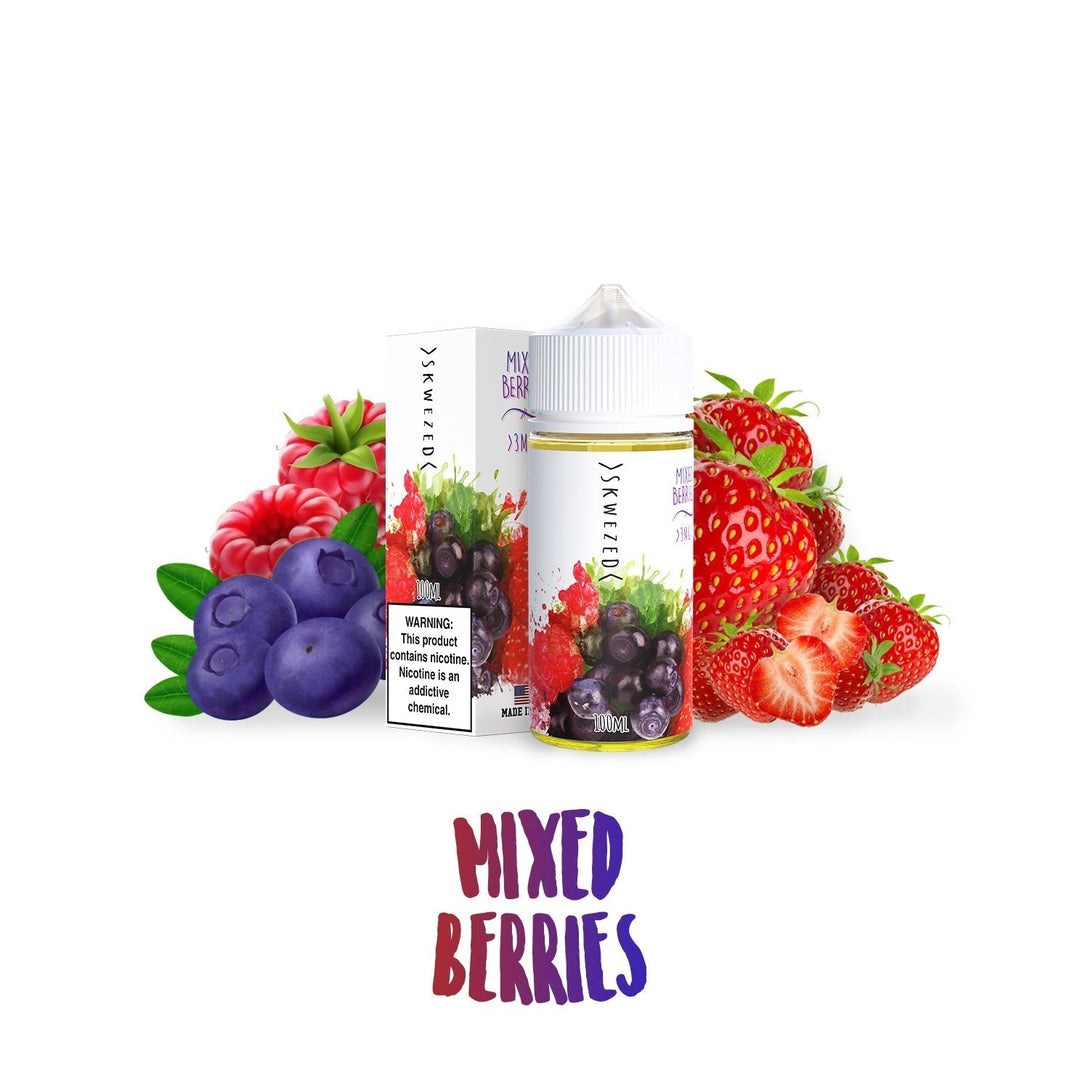 SKWEZED 100ML - Mixed berries - VAPES MEXICO SKWEZED