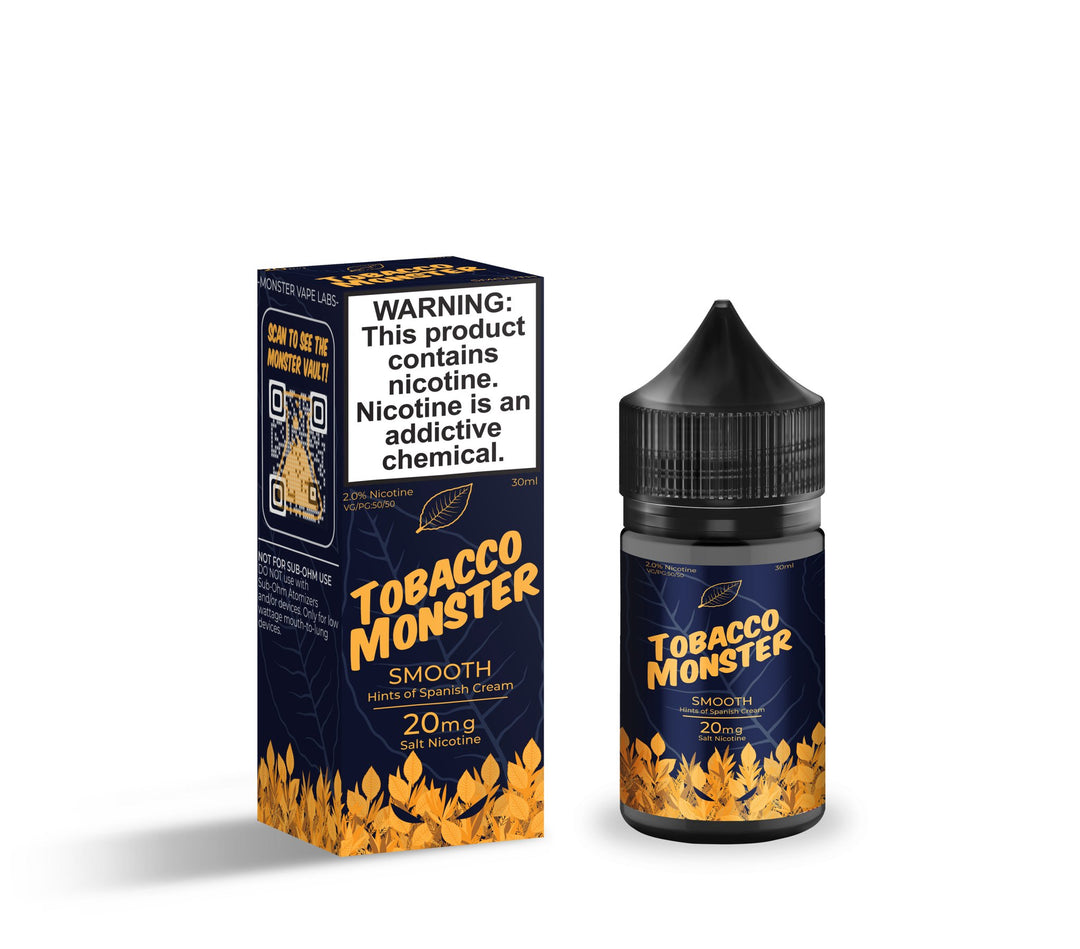 TOBACCO MONSTER SALT - Smooth - VAPES MEXICO MONSTER LABS